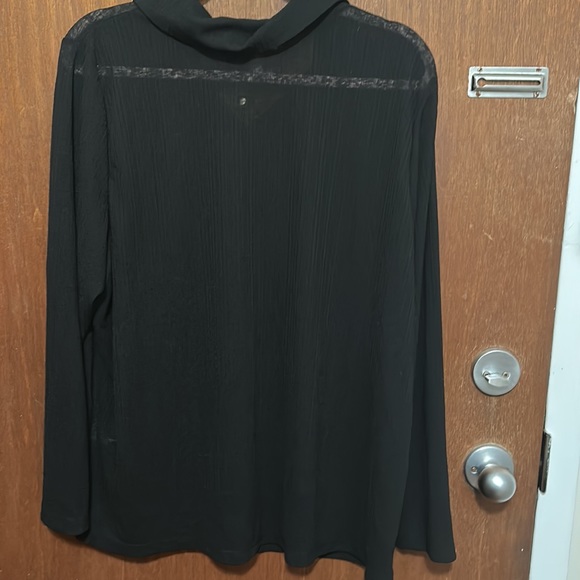 Additionelle Sheer Collared Long Sleeve - Picture 6 of 6